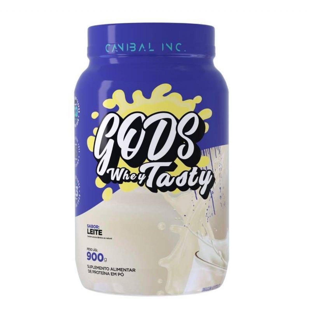 Gods Whey Tasty - 900g Leite - Canibal