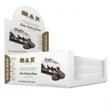 Gold Bar - 12 Unidades 50g Cookies & Cream - Max Titanium