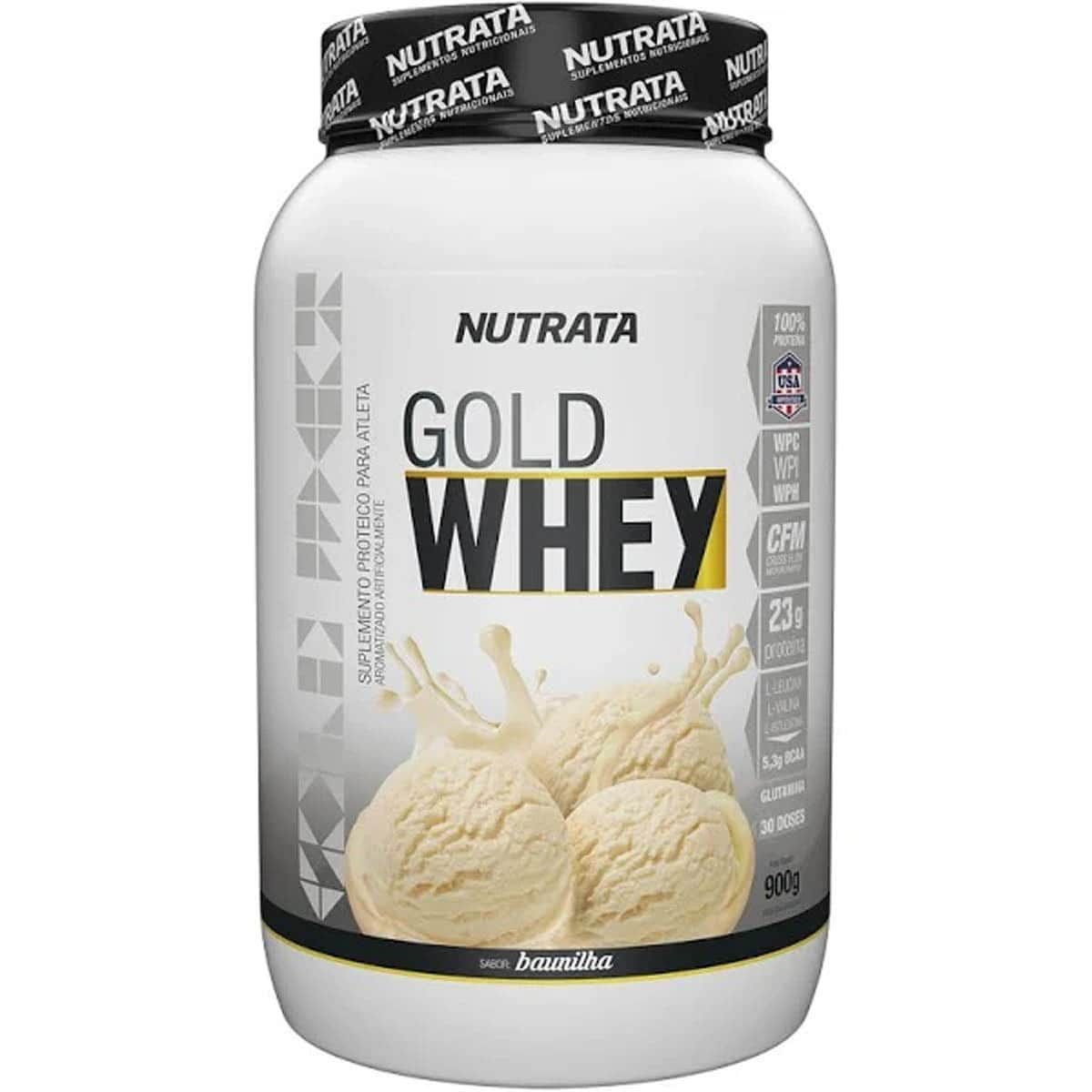 Gold Whey - 900g Baunilha - Nutrata