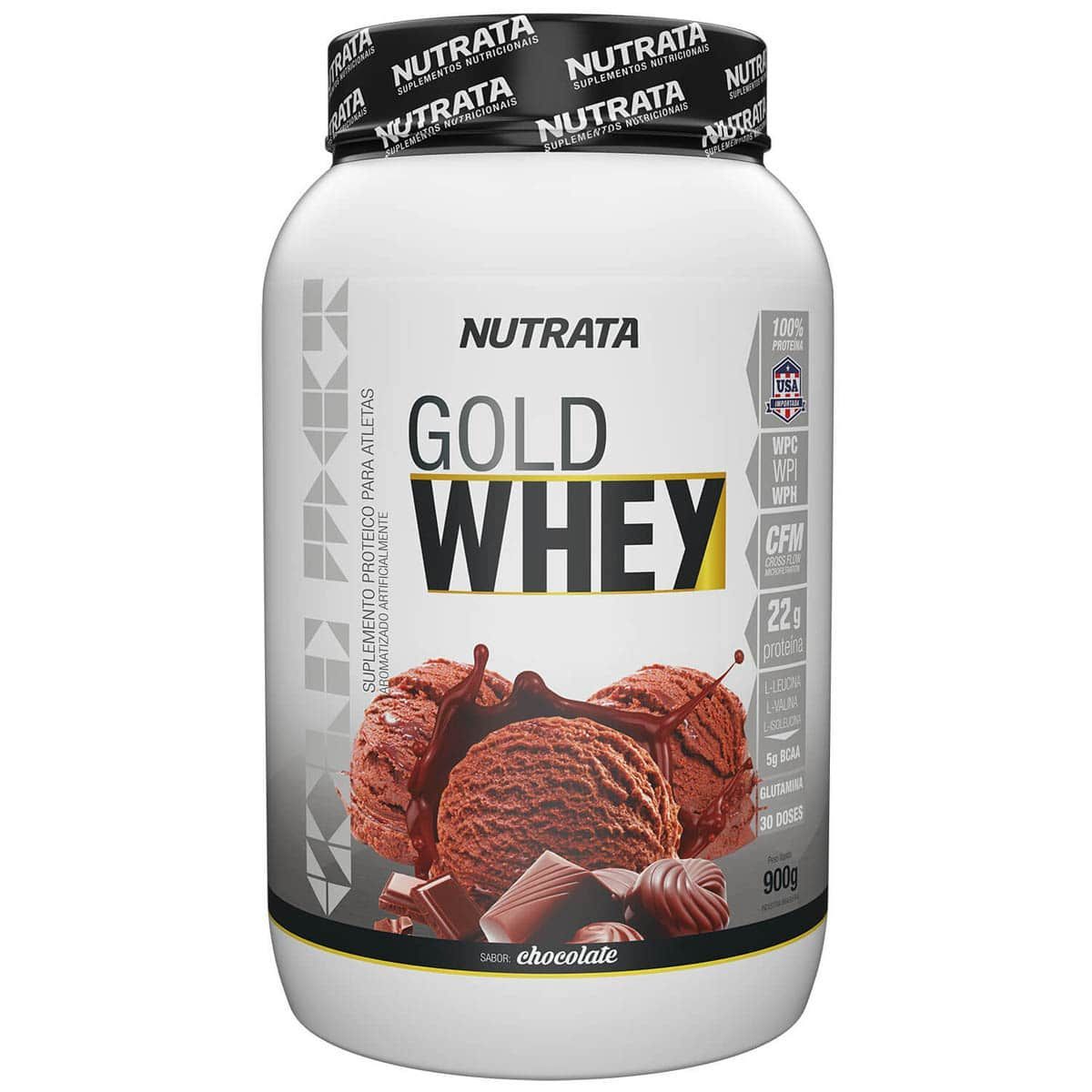 Gold Whey - 900g Chocolate - Nutrata
