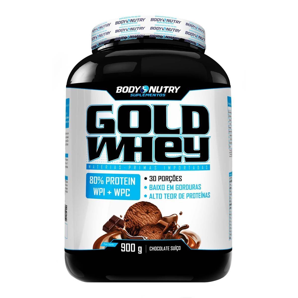 Gold Whey - 900g Chocolate Su��o - Body Nutry