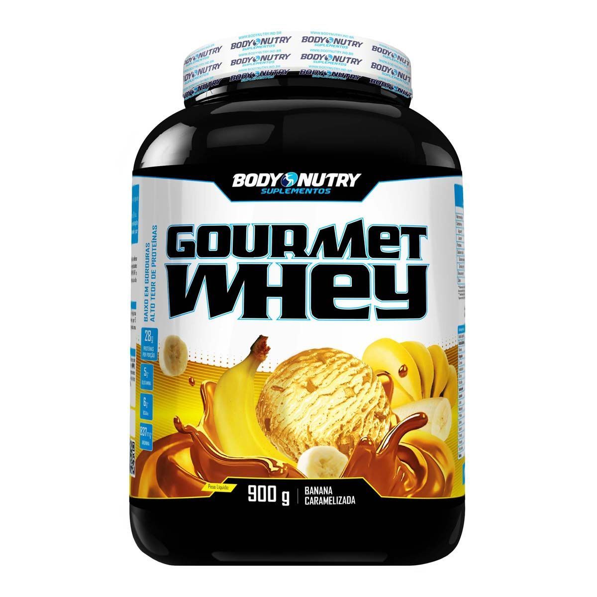 Gourmet Whey - 900g Banana Caramelizada - Body Nutry
