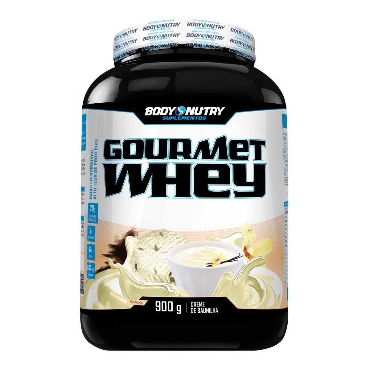 Gourmet Whey - 900g Creme de Baunilha - Body Nutry