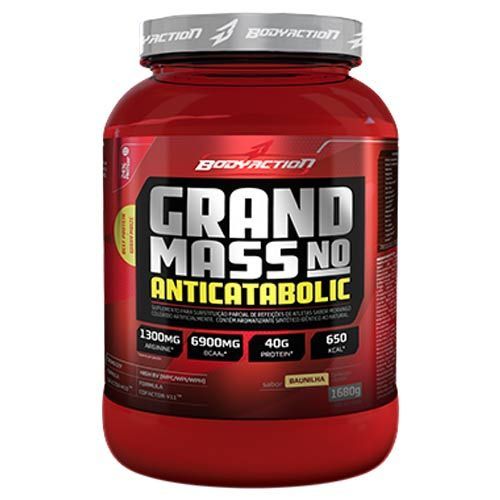 Grand Mass NO - 1680g Baunilha - BodyAction