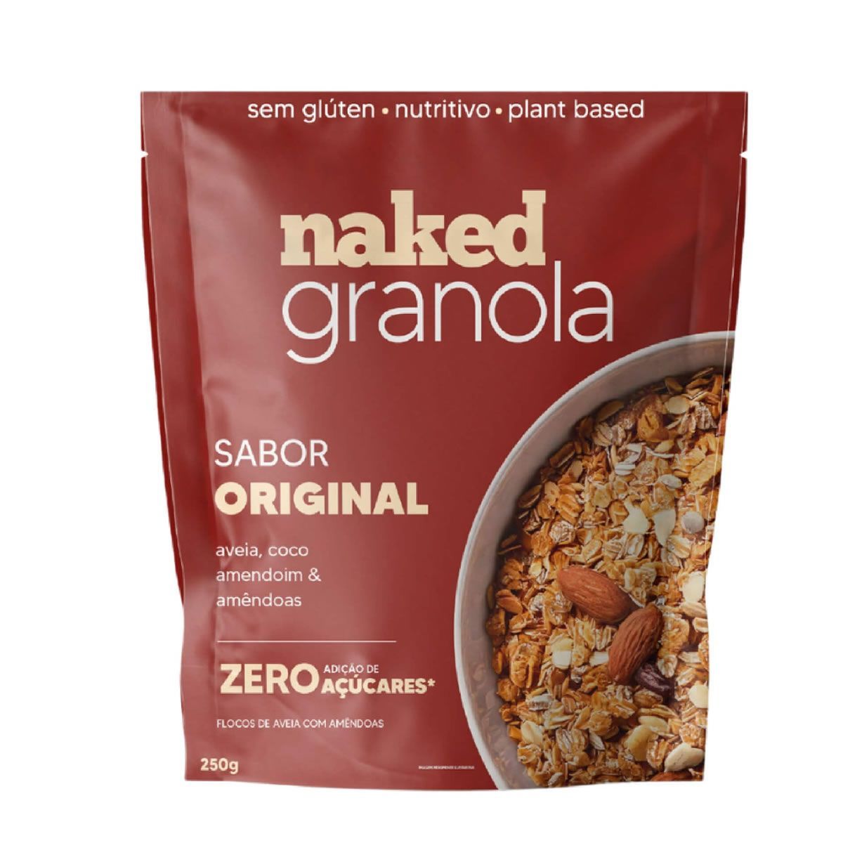 Granola Naked -250g Original com Aveia - Naked*** Data Venc. 30/11/2025