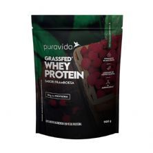 Grassfed Whey Protein - Refil 900g Framboesa - Pura Vida