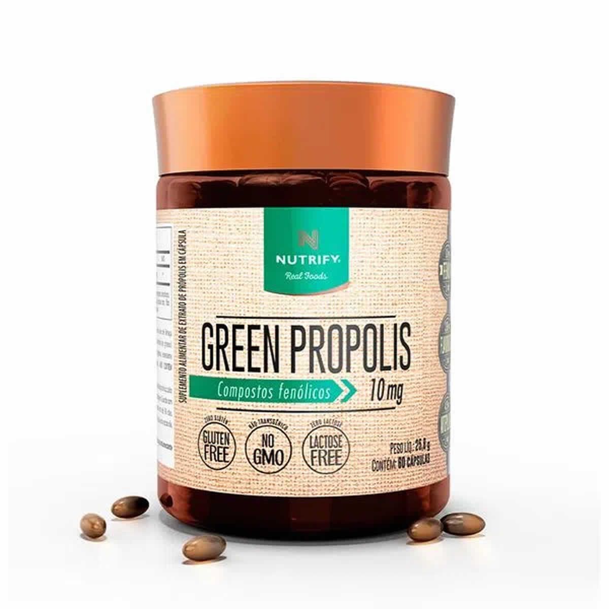 Green Pr�polis - 60 C�psulas Softgel  - Nutrify*** Data Venc. 30/3/23