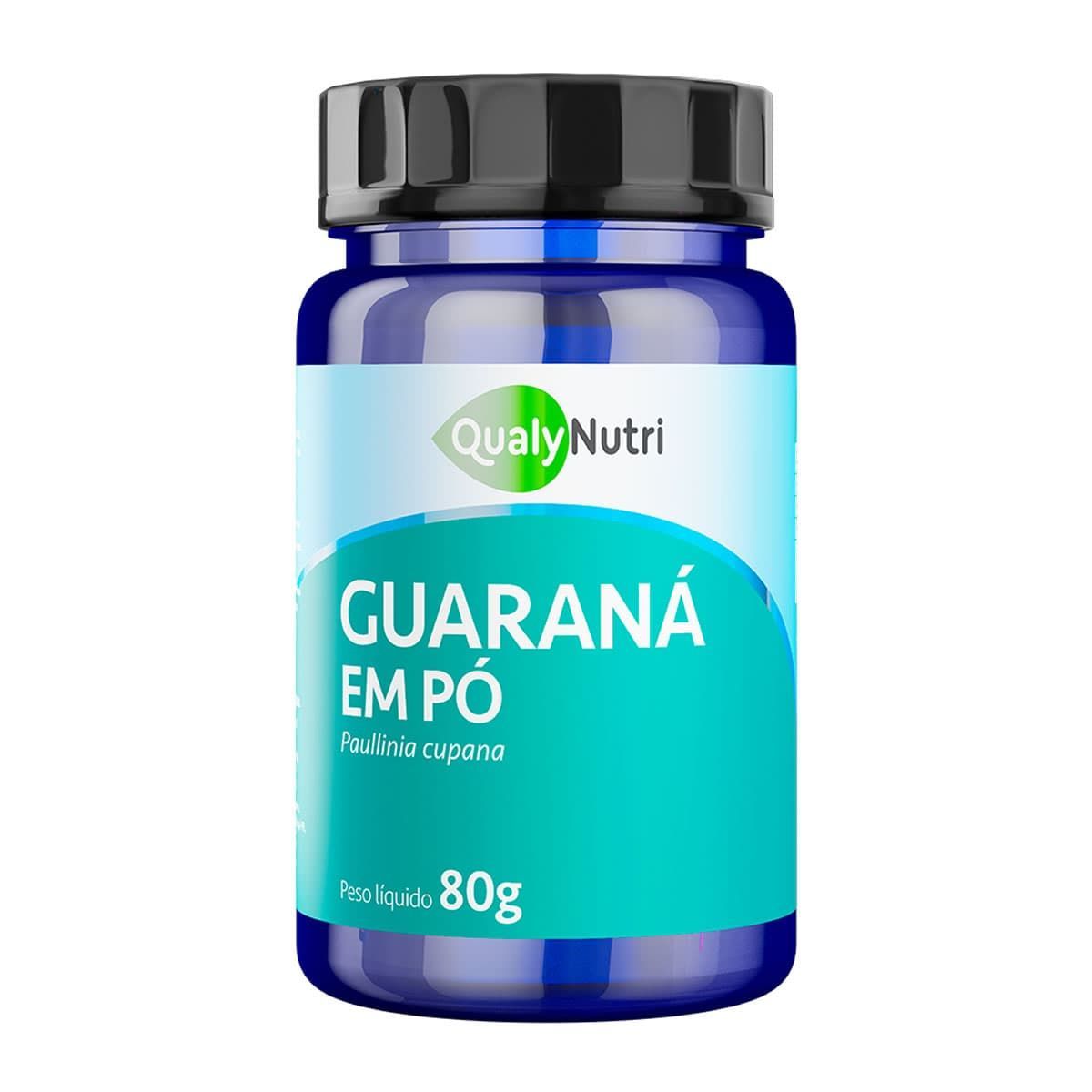 Guaran� Em P� - 80g Sabor Natural - QualyNutri*** Data Venc. 28/09/2023