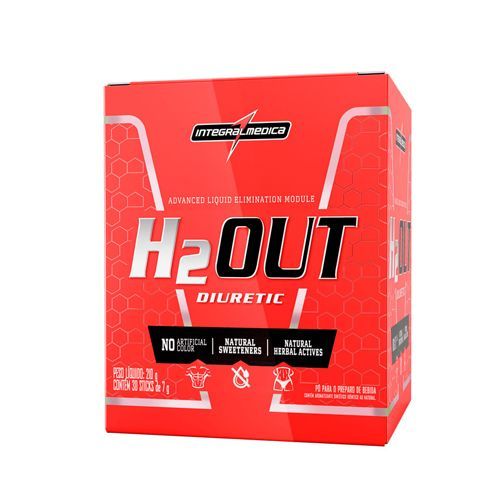 H2Out Diuretic - 30 sach�s de 7g Ma�� com Canela - Integralm�dica