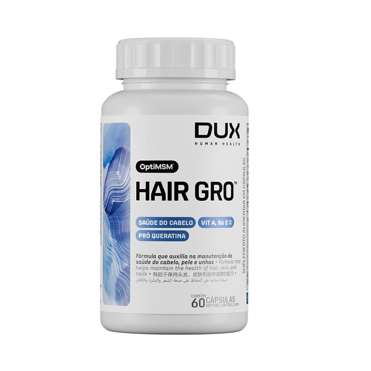 Hair Gro - 60 C�psulas - Dux Nutrition