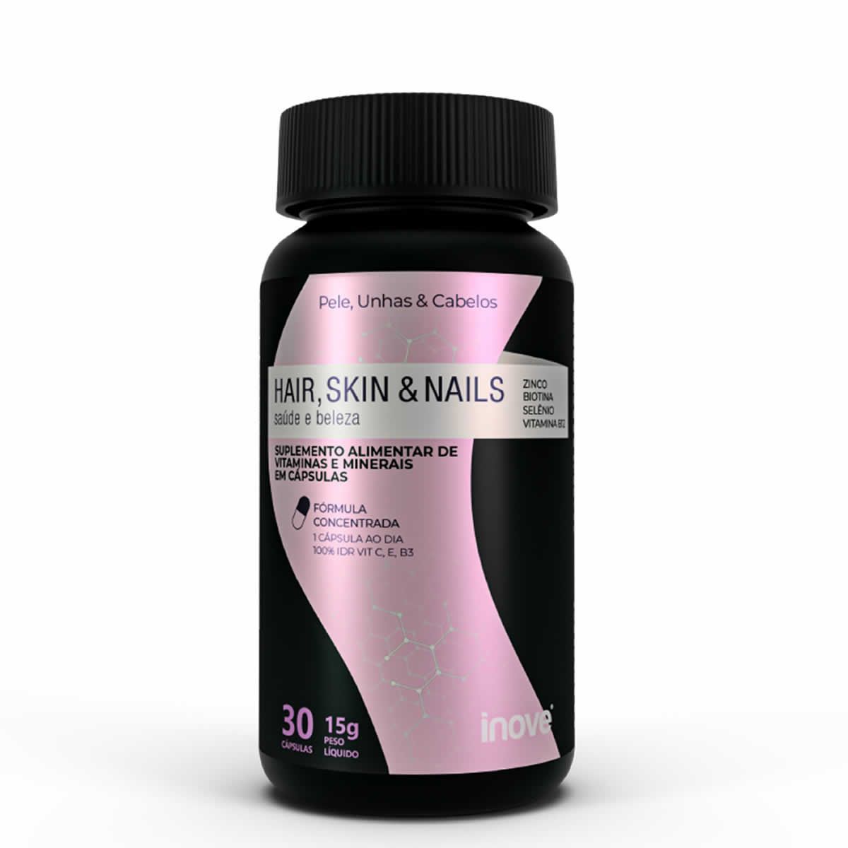 Hair Skin e Nails - 30 C�psulas -  Inove Nutrition*** Data Venc. 30/5/23