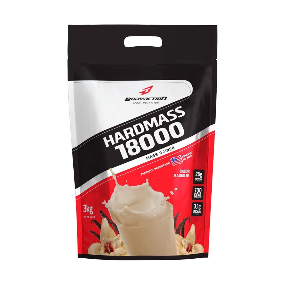 Hard Mass 18000 - 3000g Baunilha - BodyAction*** AVARIA NA EMBALAGEM *** Data Venc. 30/01/2023