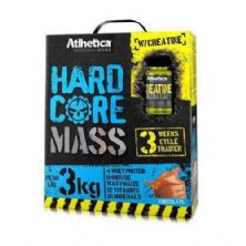 Hardcore Mass com Creatina Hardcore Series - 3000g + 60 c�psulas Chocolate - Atlhetica