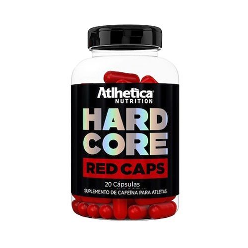 Hardcore Red Caps - 20 C�psulas - Atlhetica Nutrition