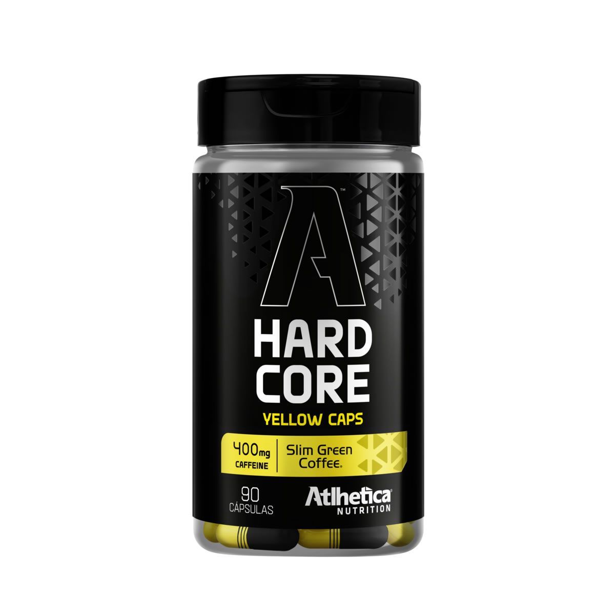 Hardcore Yellow Caps - 90 C�psulas - Atlhetica Nutrition