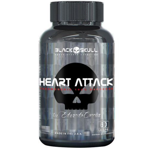 Heart Attack - 60 Licaps - Black Skull
