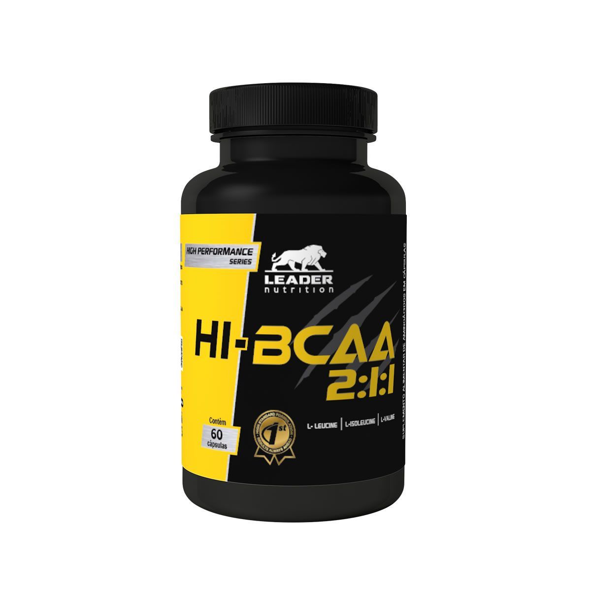 Hi-BCAA 2:1:1 - 60 C�psulas - Leader Nutrition*** Data Venc. 12/09/2024