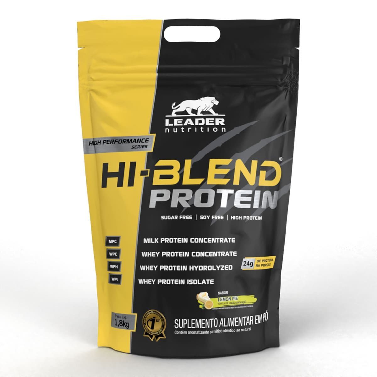 Hi-Blend Protein - 1800g Refil Torta de Lim�o Siciliano - Leader Nutrition
