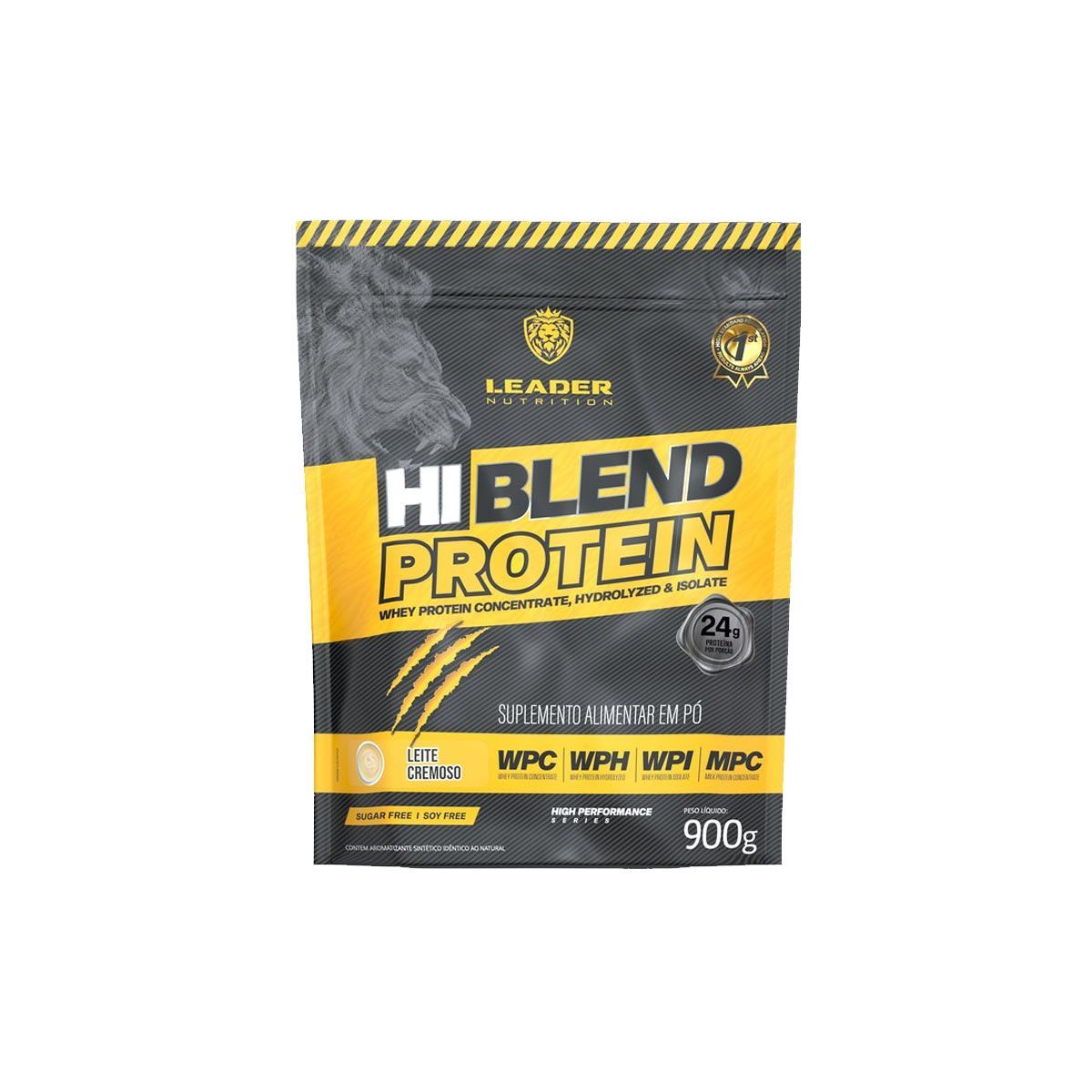 Hi-Blend Protein - 900g Refil Leite Cremoso - Leader Nutrition