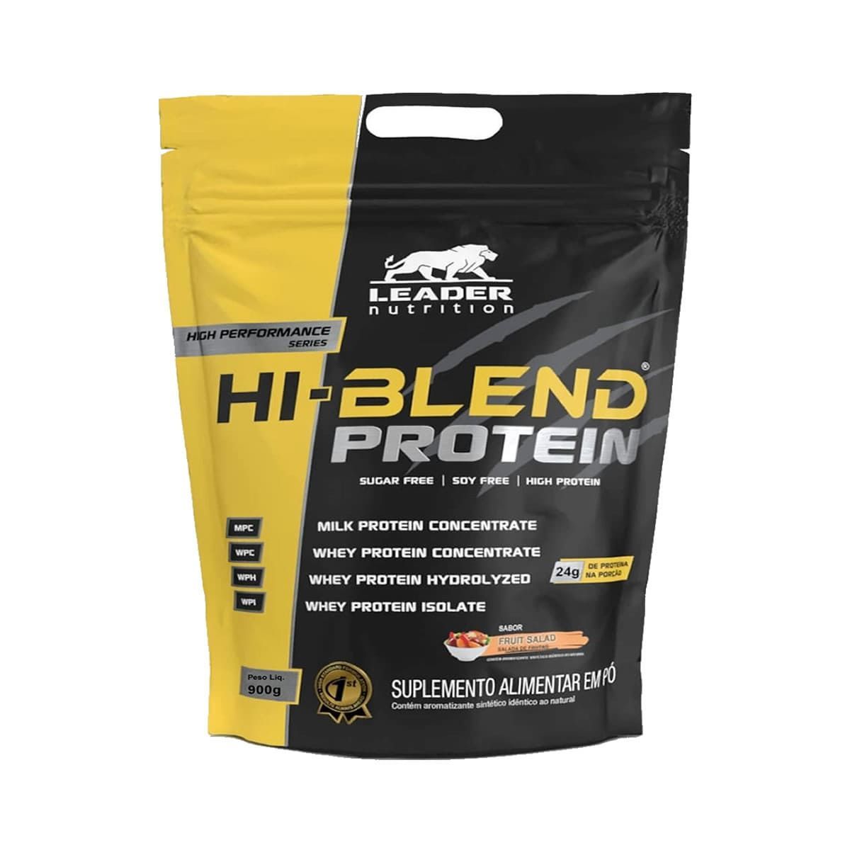 Hi-Blend Protein - 900g Refil Salada de Frutas - Leader Nutrition