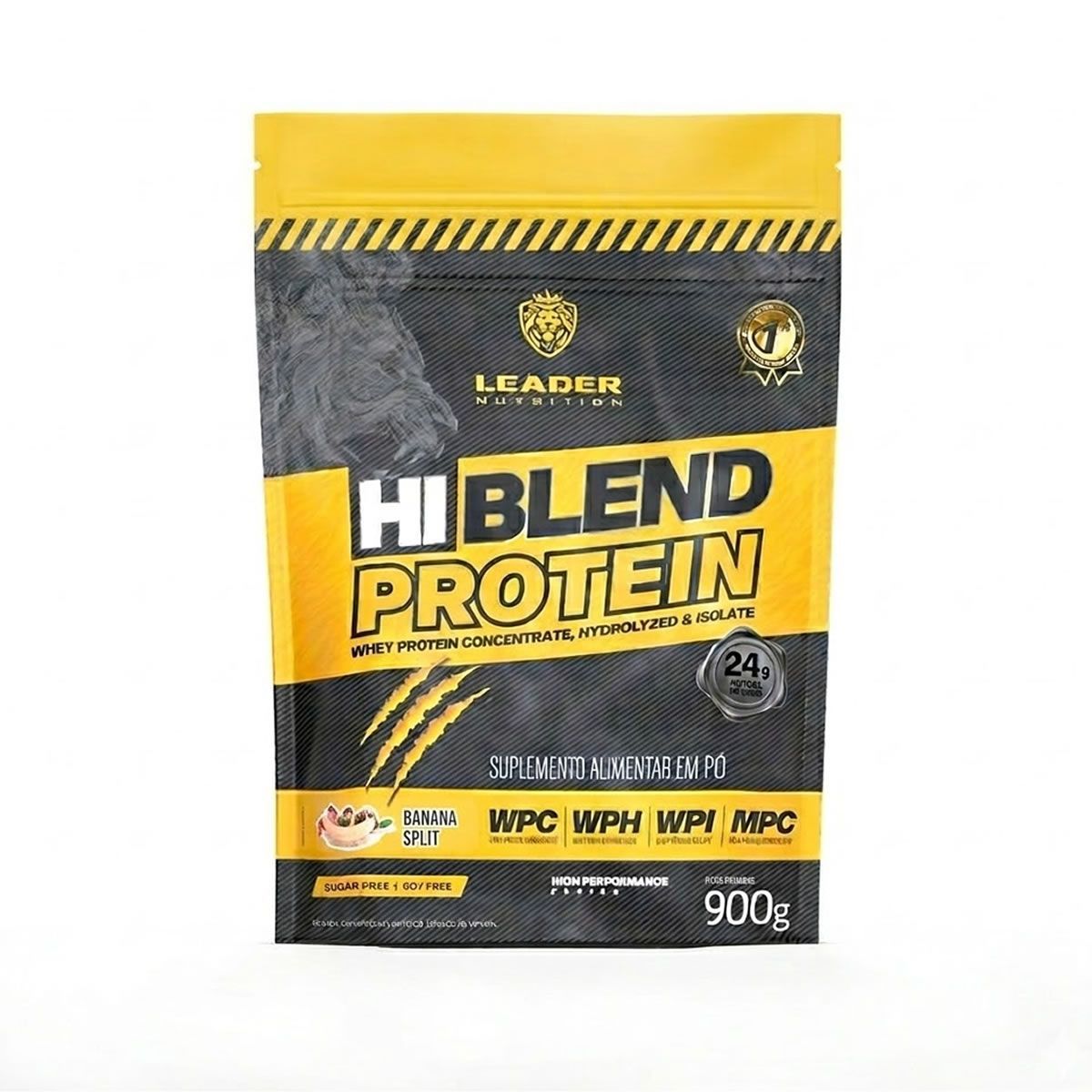 Hi-Blend Protein - Refil 900g Banana Split - Leader Nutrition