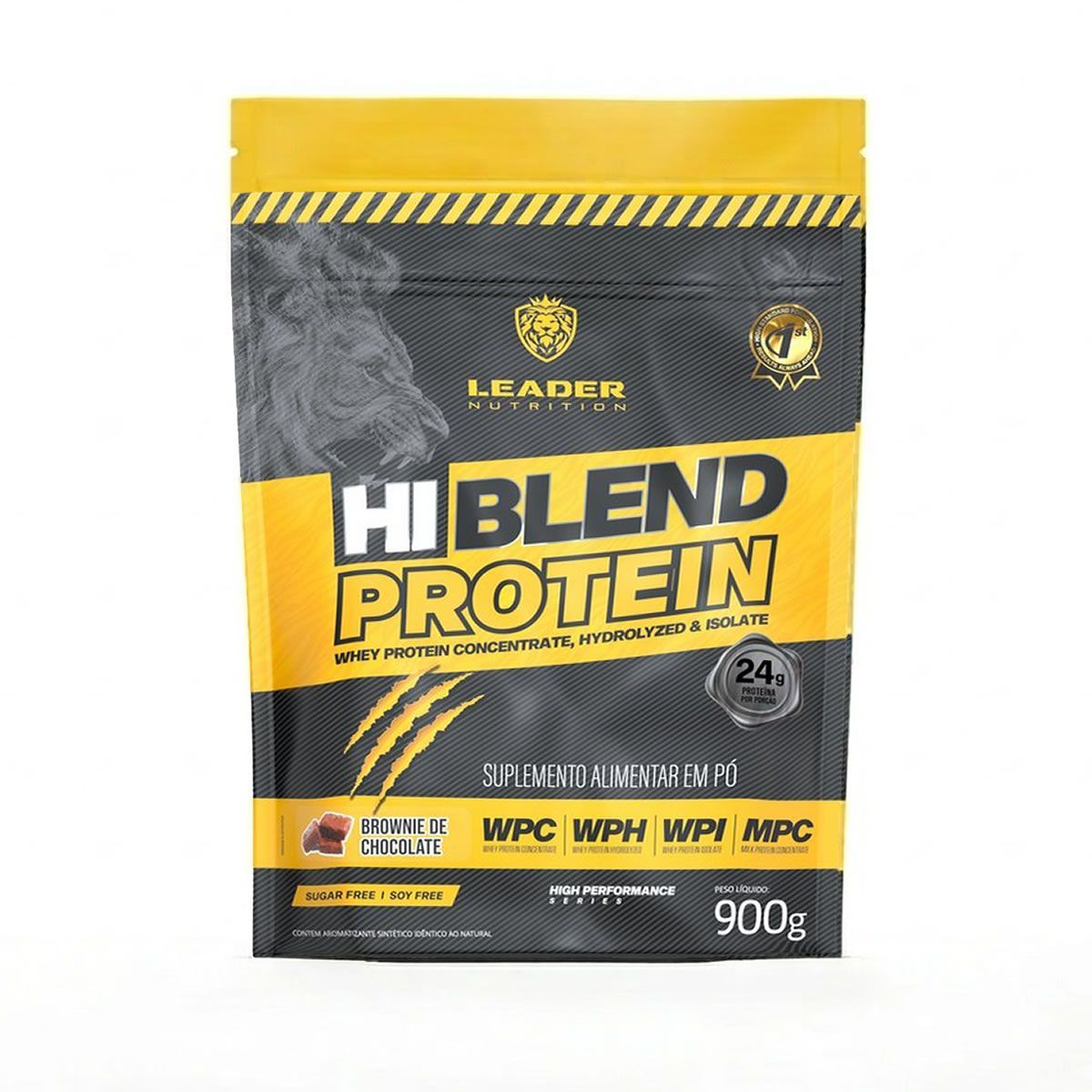Hi-Blend Protein - Refil 900g Brownie de Chocolate - Leader Nutrition