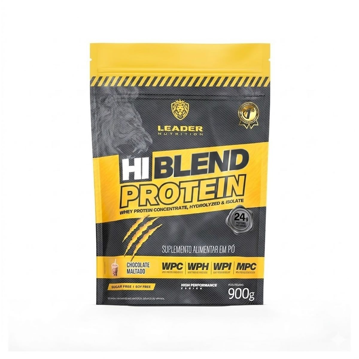 Hi-Blend Protein - Refil 900g Chocolate Maltado - Leader Nutrition