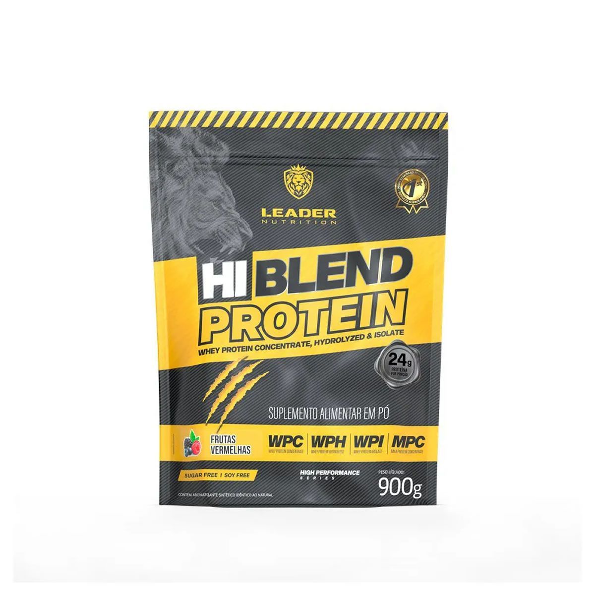 Hi-Blend Protein - Refil 900g Frutas Vermelhas - Leader Nutrition