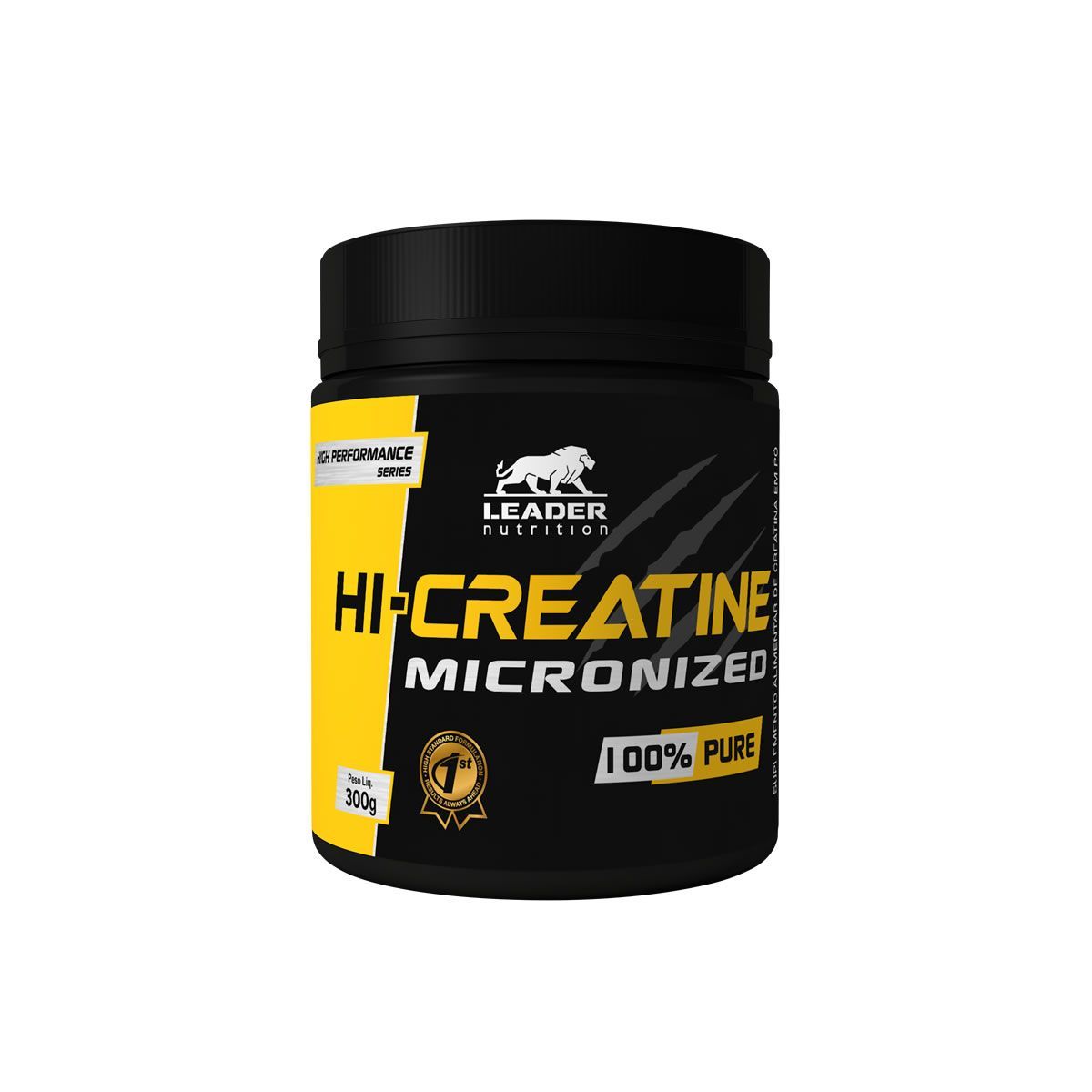Hi-Creatine Micronized 100% Pure - 300g Original - Leader Nutrition*** Data Venc. 25/09/2024