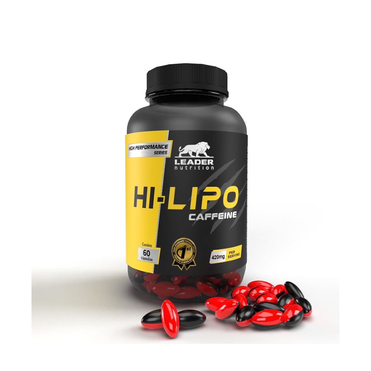 Hi-Lipo Caffeine  - 60 C�psulas - Leader Nutrition