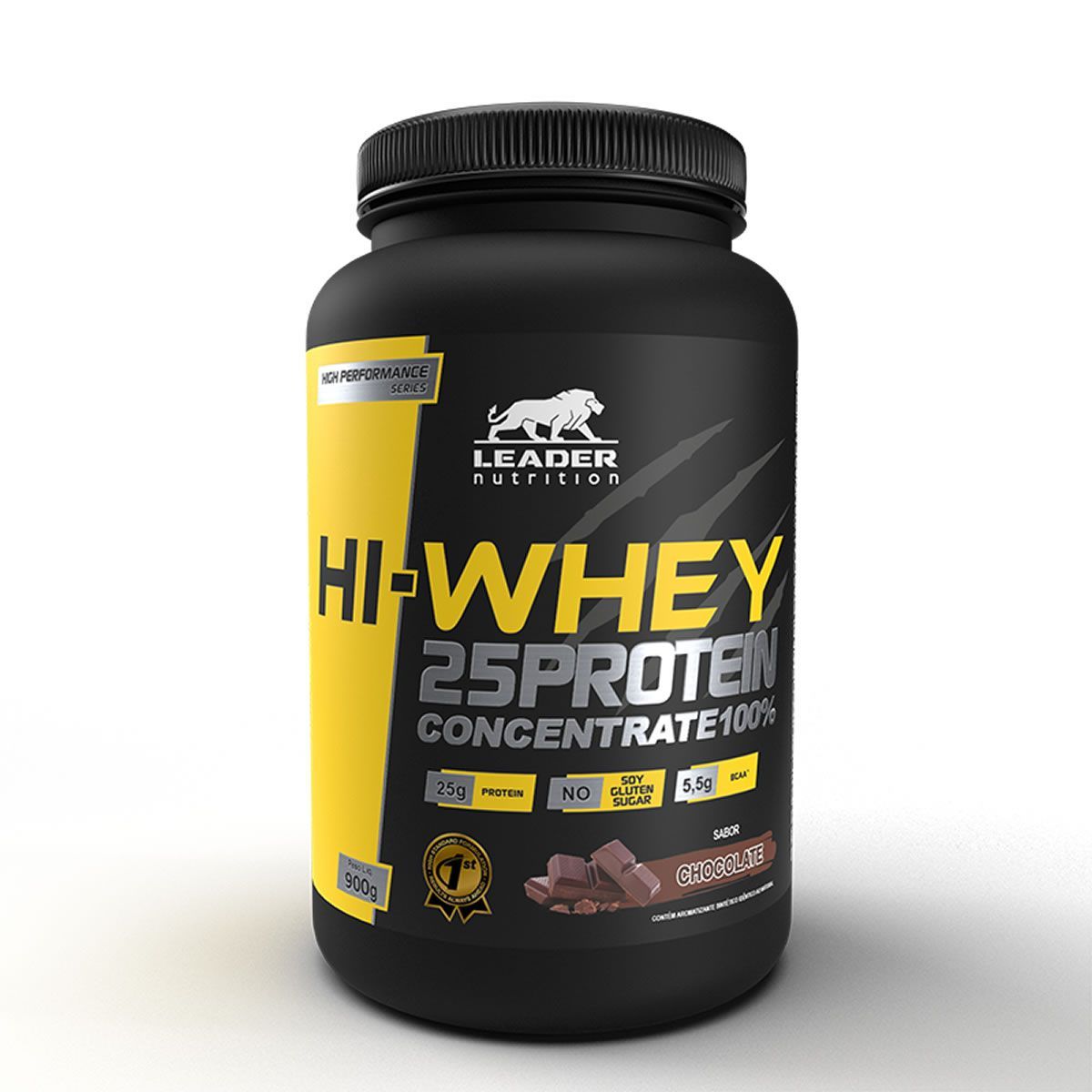 Hi-Whey 25 Protein  Concentrate 100%  - 900g Chocolate - Leader Nutrition