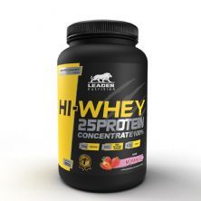 Hi-Whey 25 Protein  Concentrate 100%  - 900g Morango - Leader Nutrition