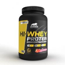 Hi-Whey Protein Concentrate 100% - 900g Morango - Leader Nutrition