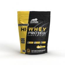 Hi-Whey Protein Concentrate 100% - 900g Refil Banana - Leader Nutrition