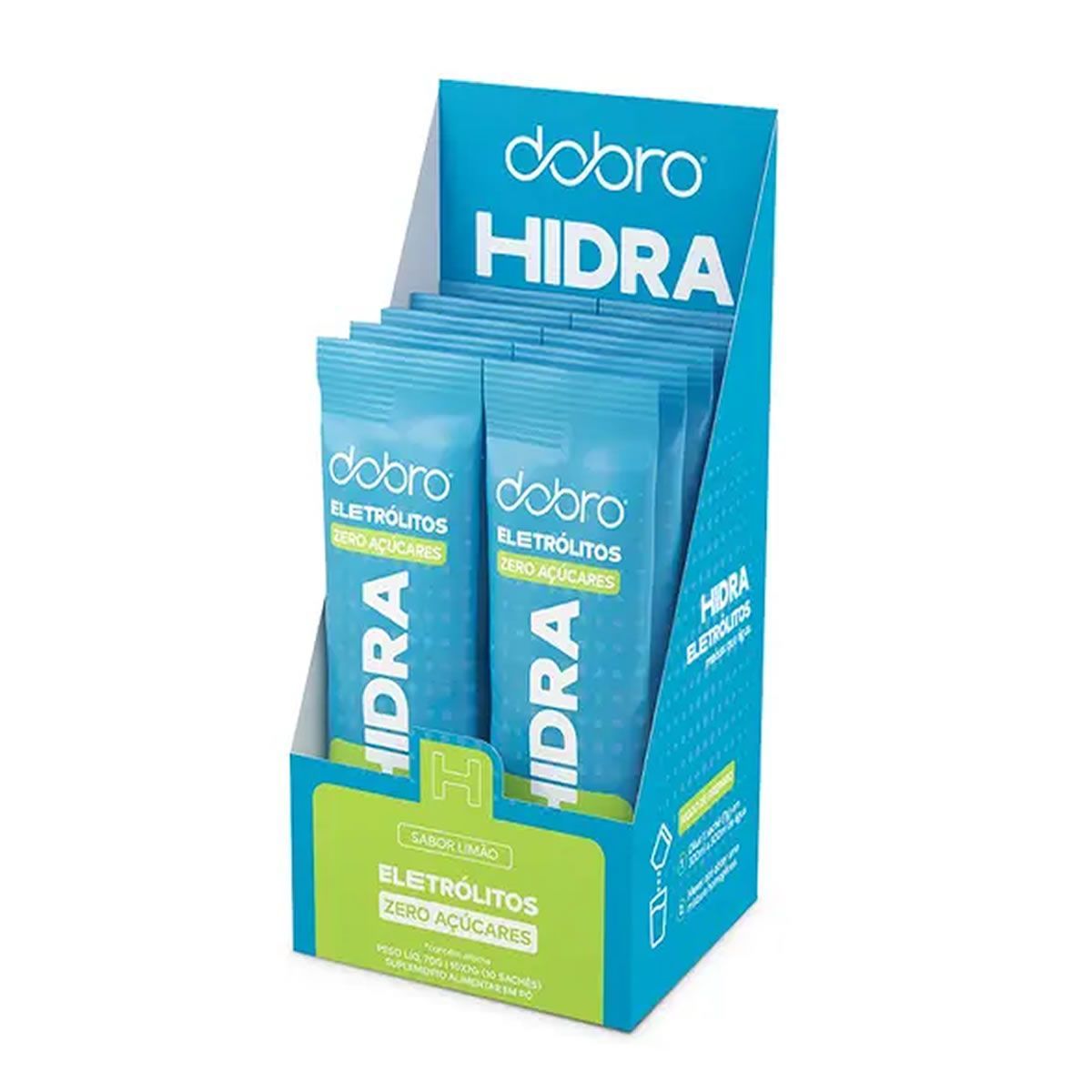 Hidra Eletr�litos - 10 Sach�s 7 g Lim�o - Dobro