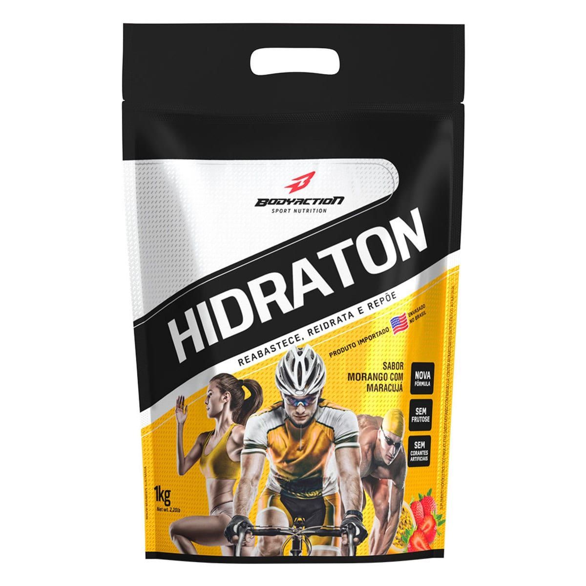 Hidraton - 1000g Morango com Maracuj� - BodyAction