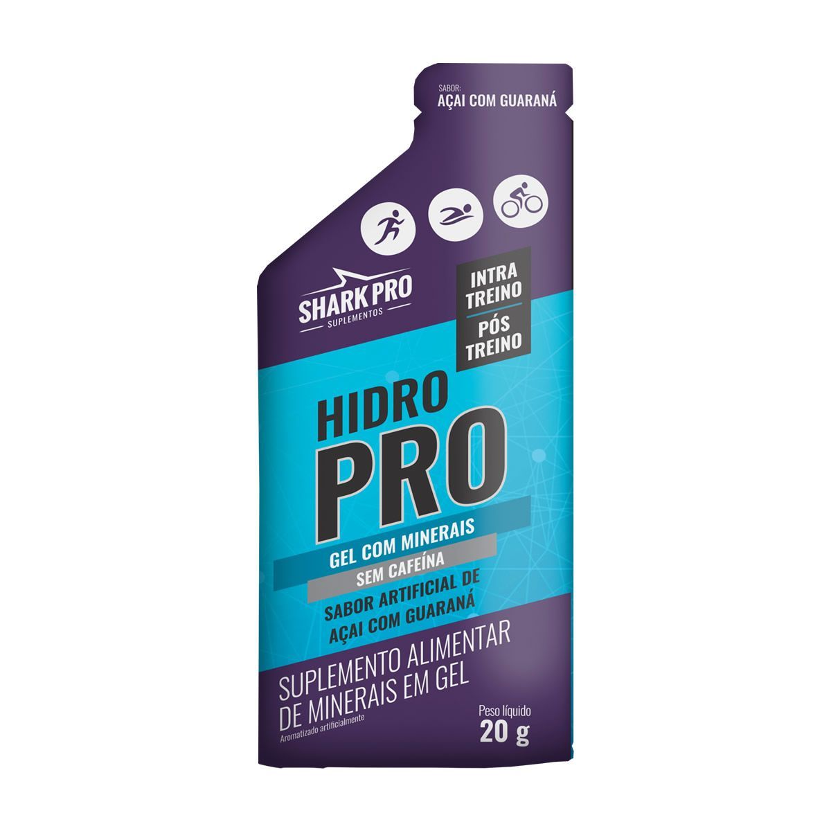 Hidro Pro - 1 Sach� 20g A�a� com Guaran� - Shark Pro