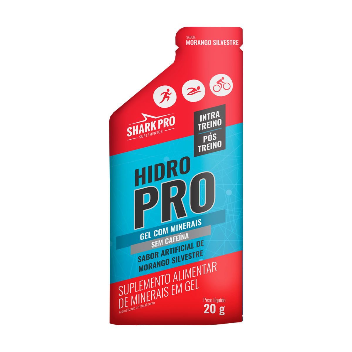 Hidro Pro - 1 Sach� 20g Morango Silvestre - Shark Pro