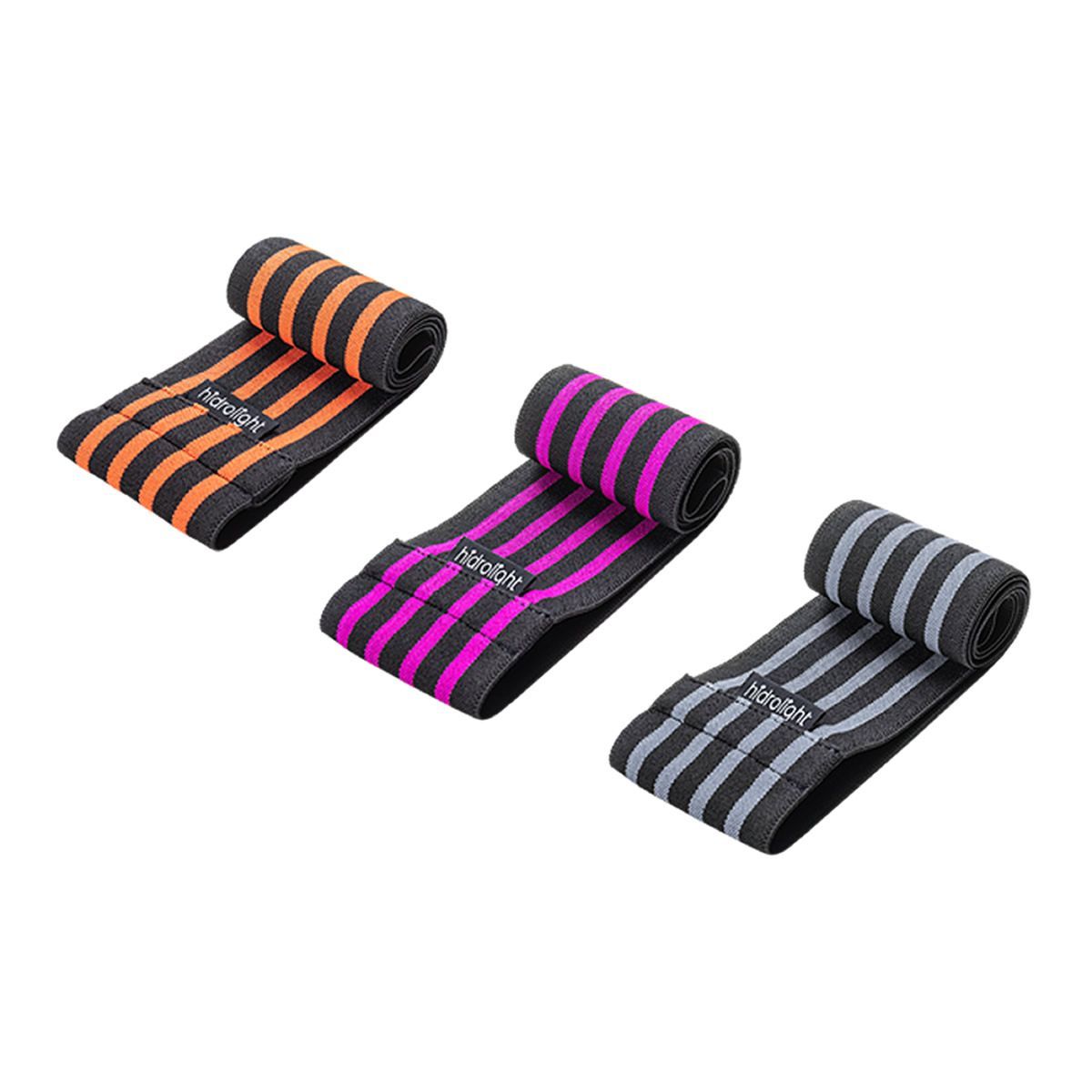 Hip Band El�stico Pro - Kit 3 Pe�as - Hidrolight