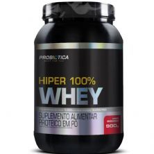 Hiper 100% Whey - 900g Morango - Probiotica