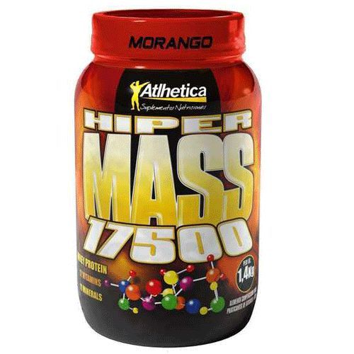 Hiper Mass 17500 - Morango 1400g - Atlhetica