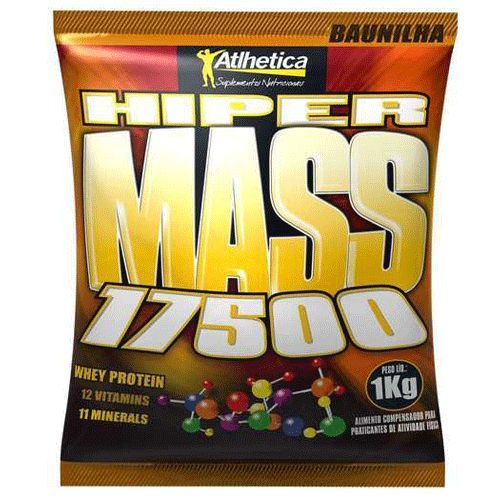 Hiper Mass 17500 Refil - Baunilha 1000g - Atlhetica