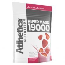 Hiper Mass 19000 Refil - 3200g Morango - Atlhetica Nutrition
