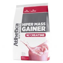 Hiper Mass Gainer - 1.500g Refil Morango - Atlhetica Nutrion