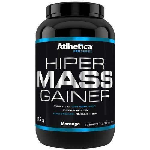 Hiper Mass Gainer - 1500g Morango - Atlhetica Nutrition