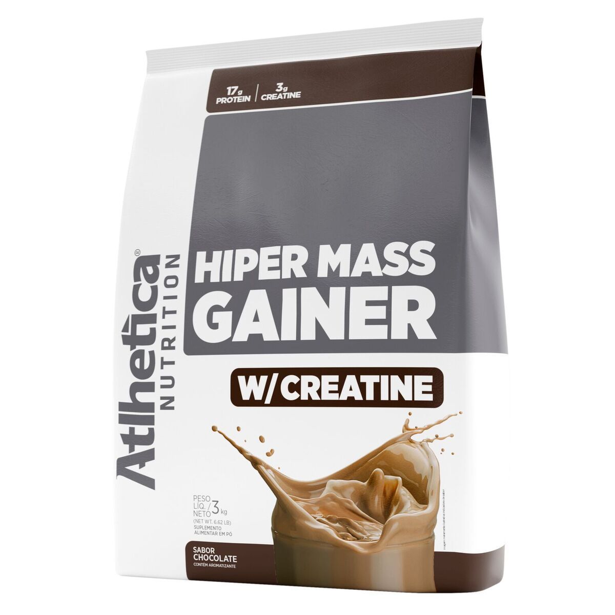 Hiper Mass Gainer - 3.000g Chocolate - Atlhetica Nutrition