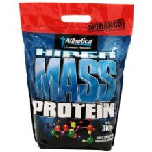 Hiper Mass Protein - 3000g Morango- Atlhetica