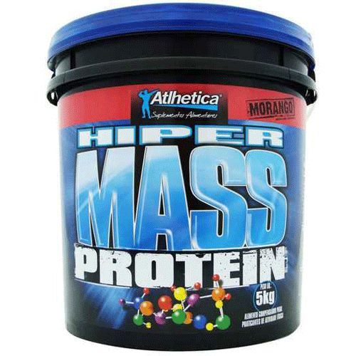 Hiper Mass Protein - Morango 5000g - Atlhetica