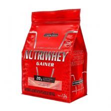 Hipercal�rico NutriWhey Gainer - Refil 1200g Morango - Integral M�dica