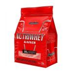 Hipercal�rico NutriWhey Gainer - Refil 1200g Morango - Integral M�dica